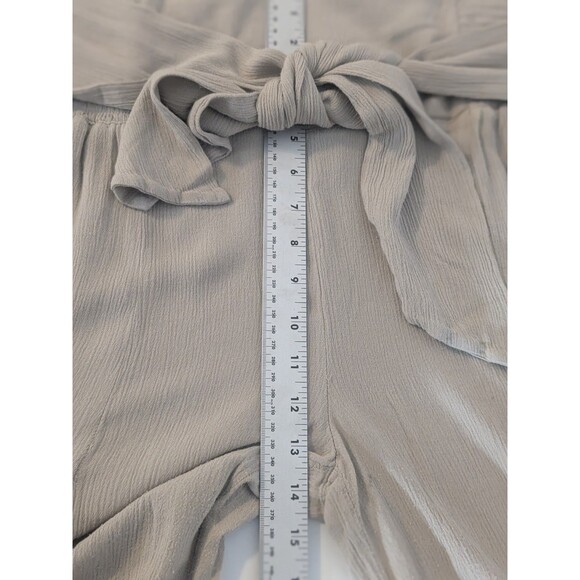 REWASH Wide Palazzo Leg Boho High Waist Pull On Pants w/Tie XL - Picture 9 of 11